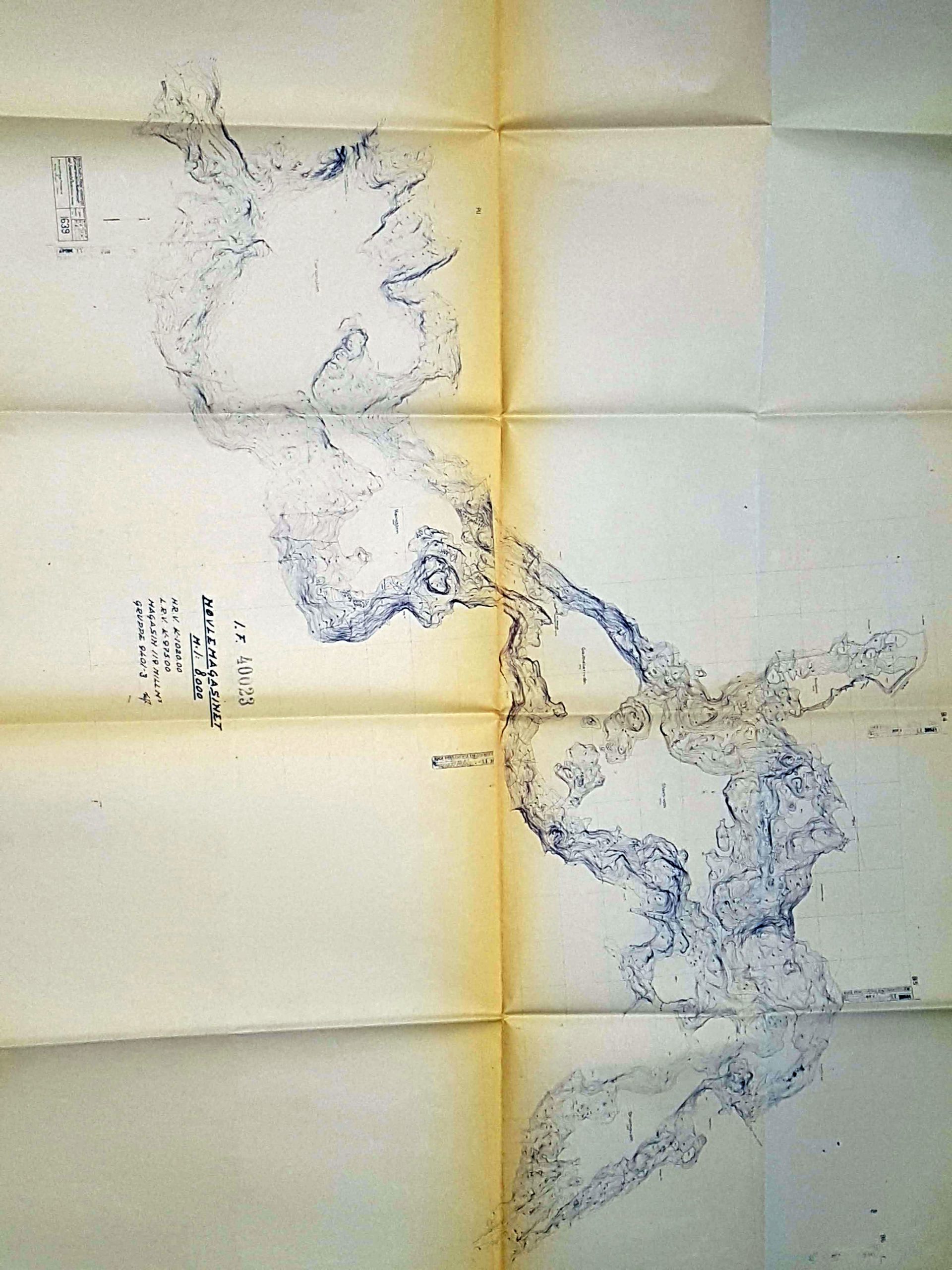 Votna – Kart over del av Novlevassdraget