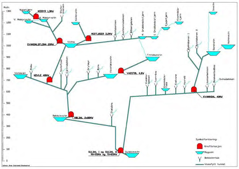 Kart reguleringsområdet – RSK