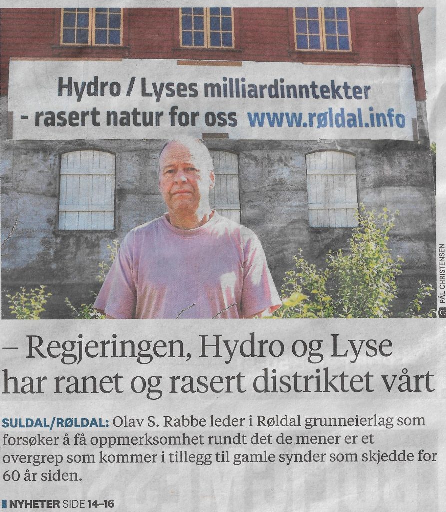 Denne bygda hevder de utsettes for ran av Lyse